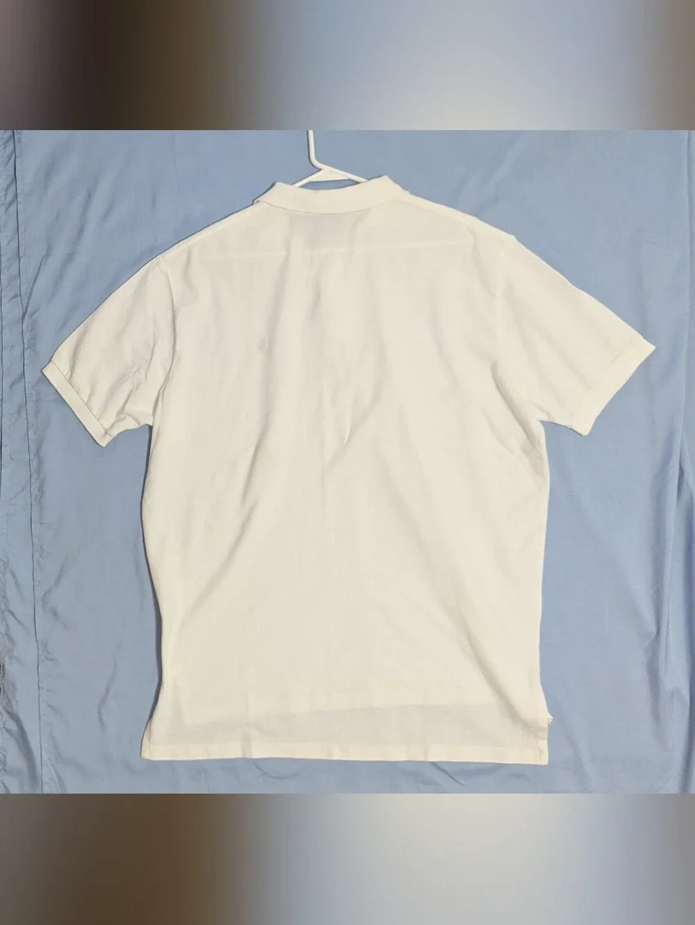Polo Ralph Lauren Shirt Mens XL White Short Sleeve Mesh Polo Striped Placket